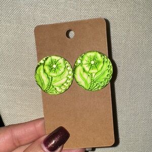 Vintage Czech Glass Earrings